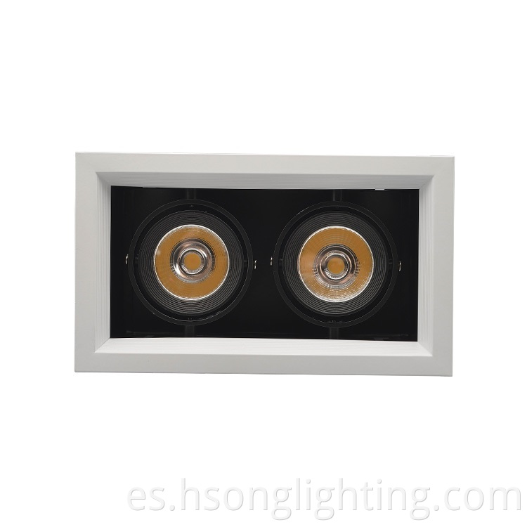 Luz LED cuadrada de buena calidad AR111 230V 10W 20W Downlight